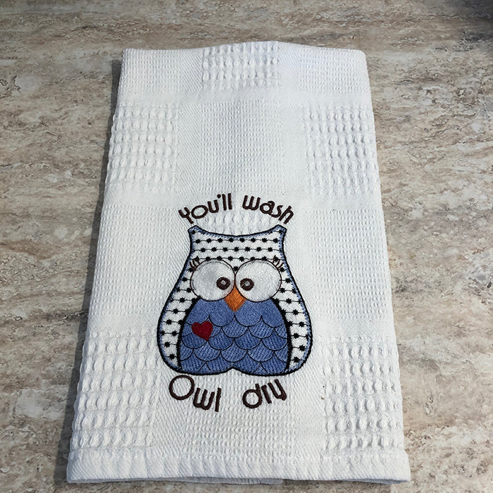 EE Owl Towel Topper and Designs - 5x7
