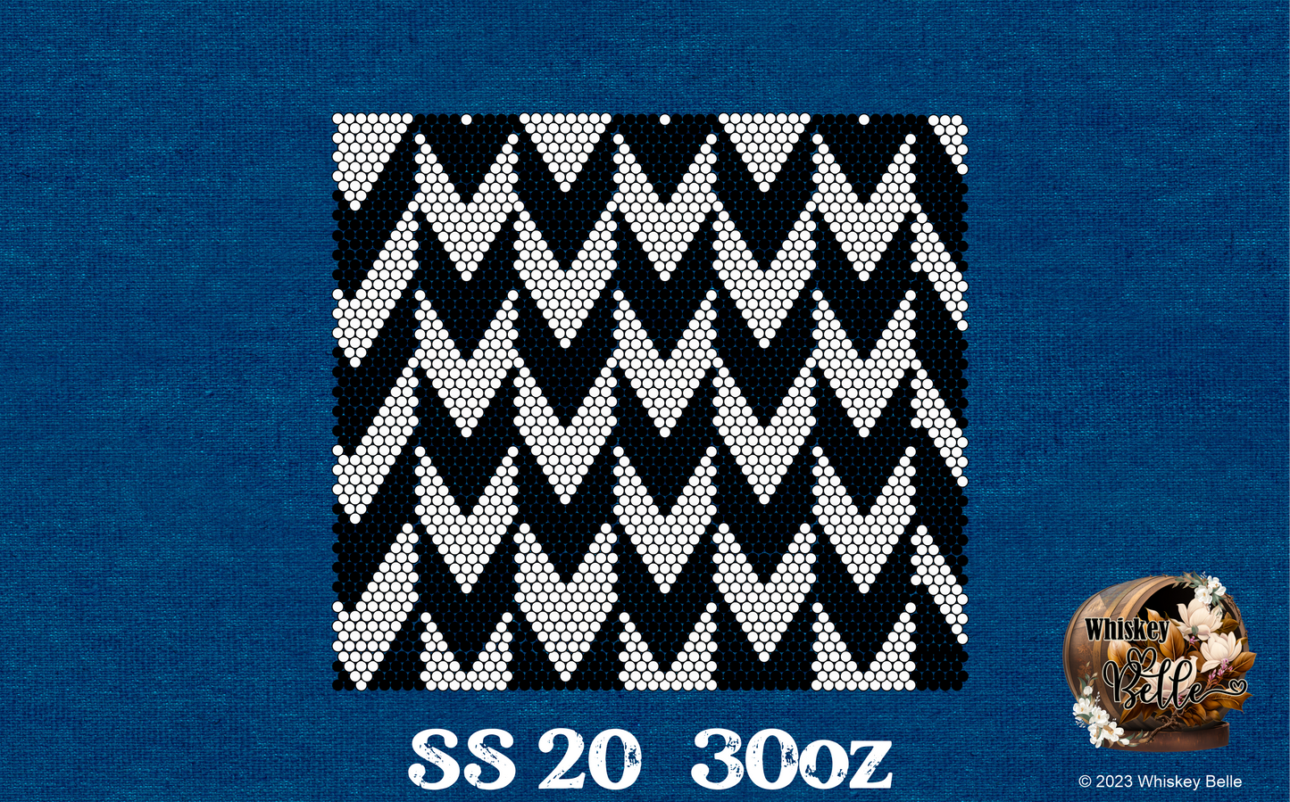 WB Herringbone SS20 30oz rhinestone