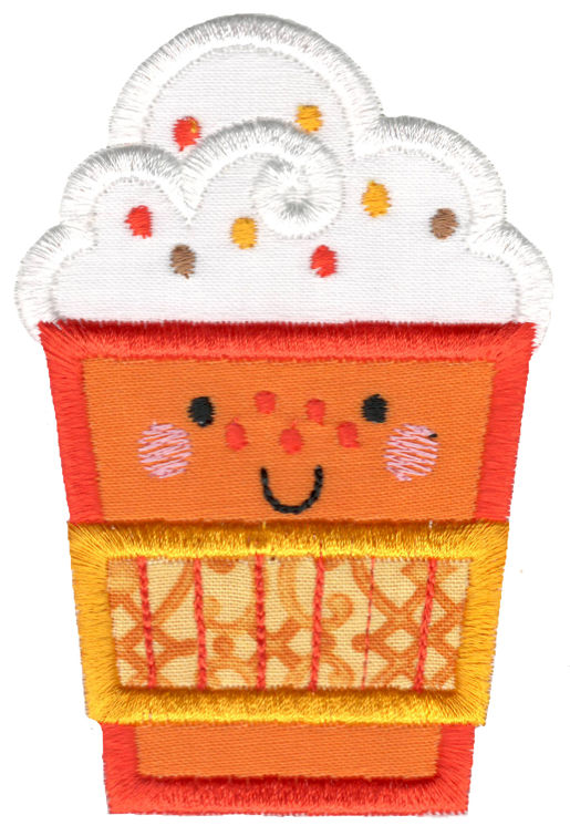 BCD Applique Pumpkin Spice Latte
