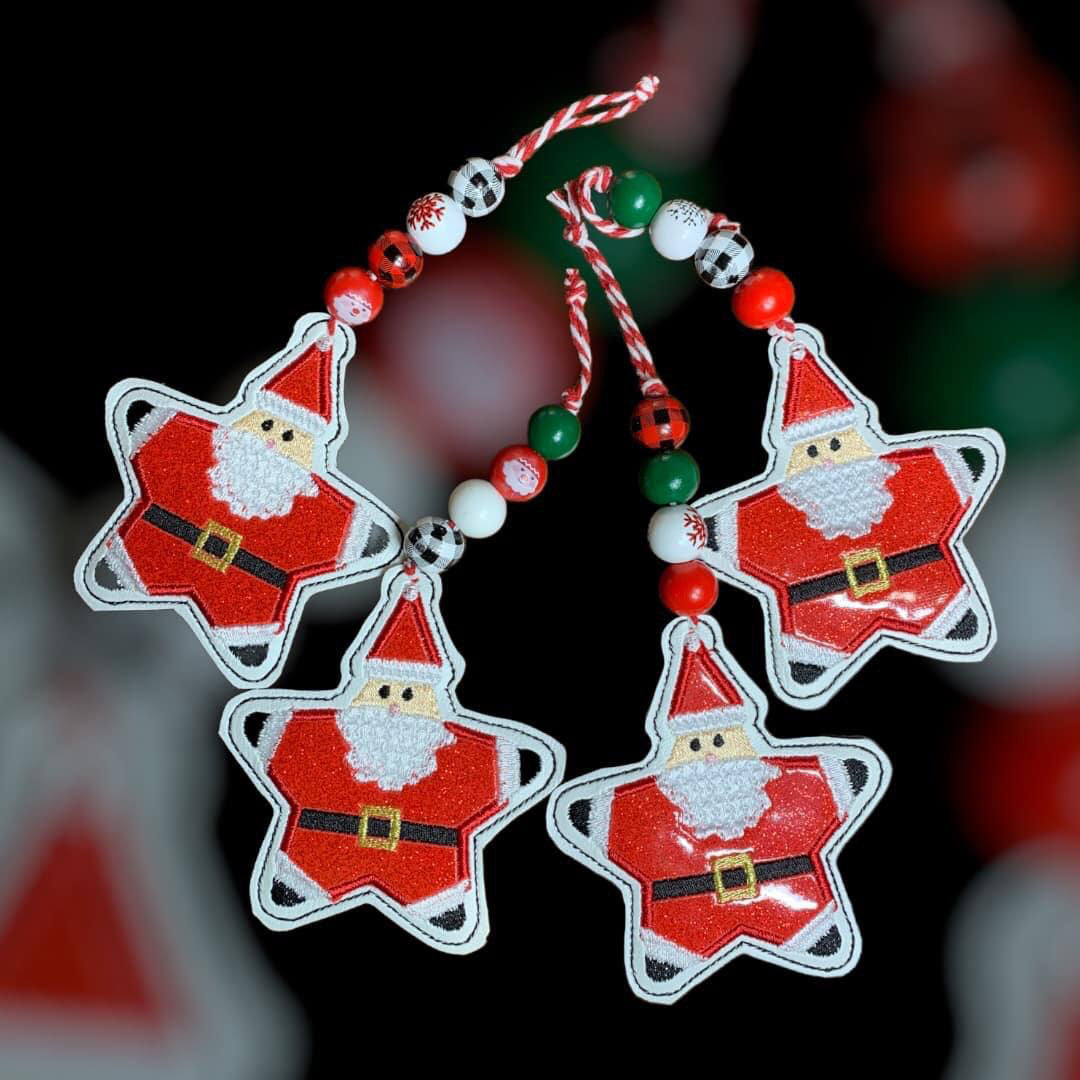 HL ITH Santa Star Ornament HL5632