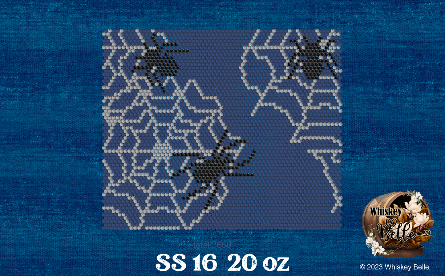 WB spiders and webs SS16 20oz rhinestone