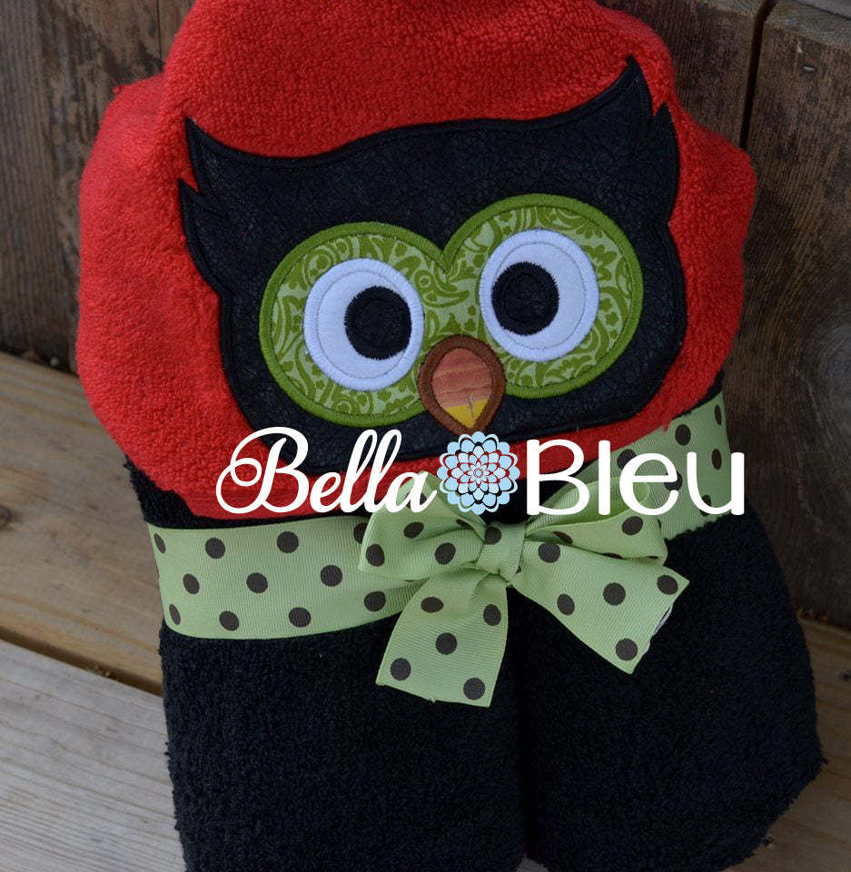 BBE - Towel Topper Owl Peeker Applique