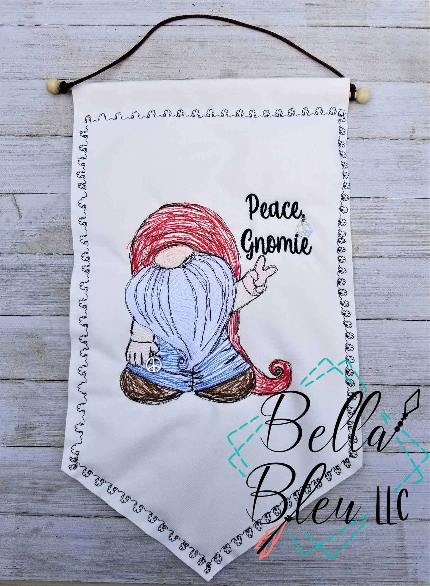 BBE Peace Gnome Scribble Sketchy design