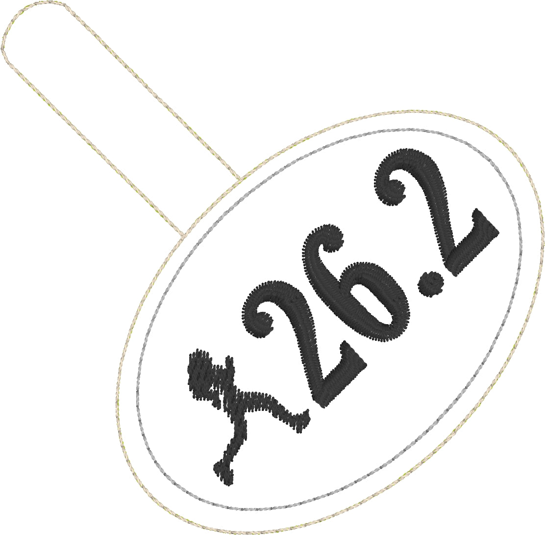 DBB 26 point 2 Marathon Running Girl Snap Tab