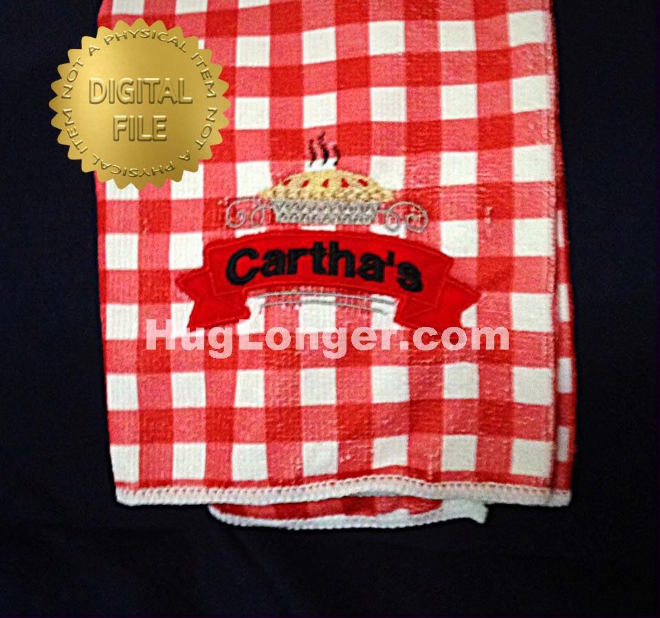 HL Appliqué Bakery Label HL2373 embroidery file