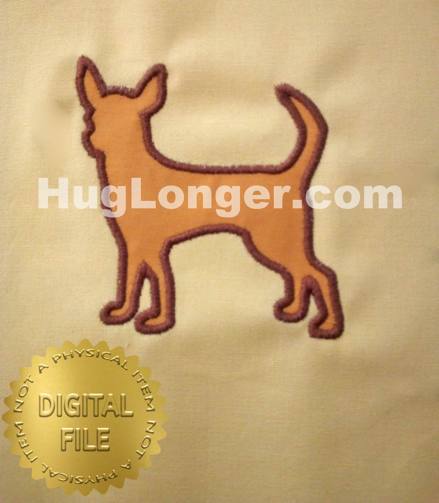 HL Applique Chihuahua HL2506 embroidery file