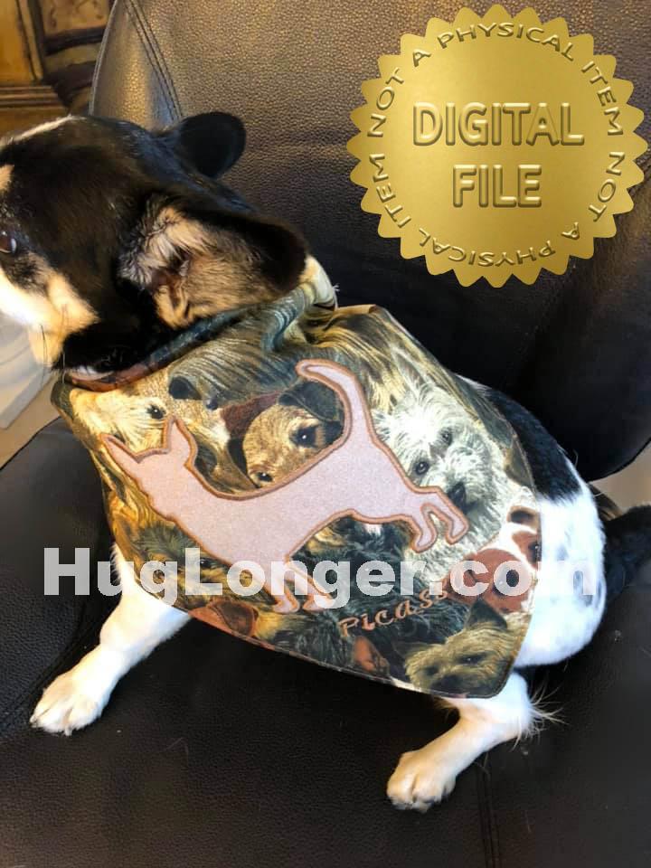 HL Applique Chihuahua HL2506 embroidery file