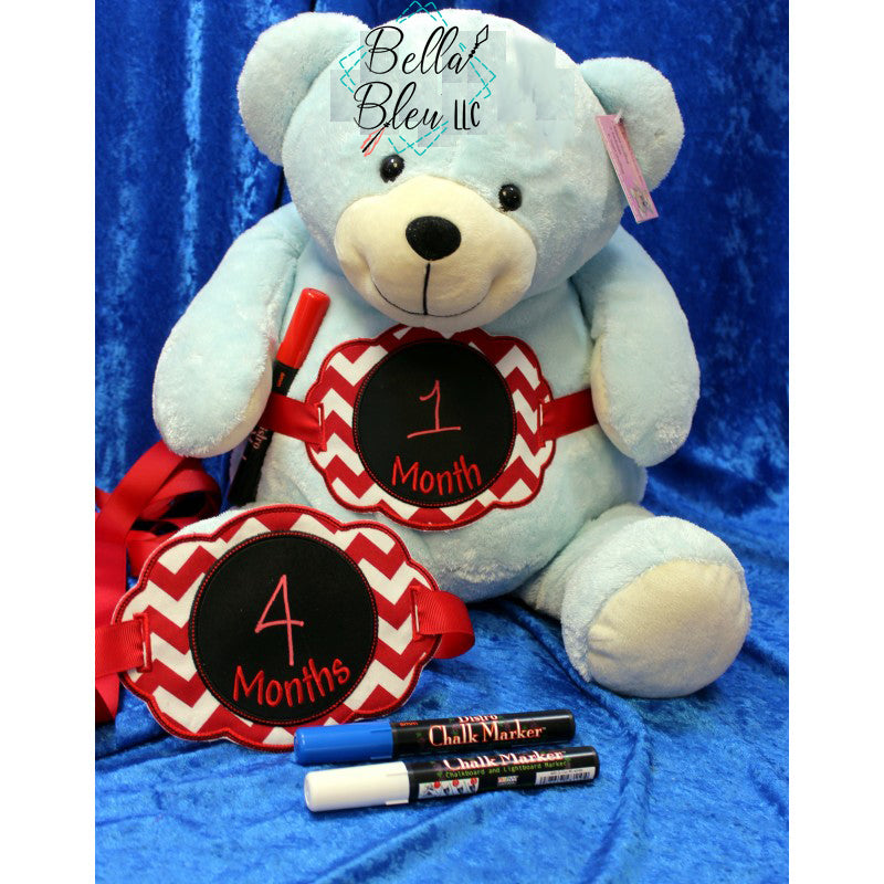 BBE - ITH Baby Months Labels Banner