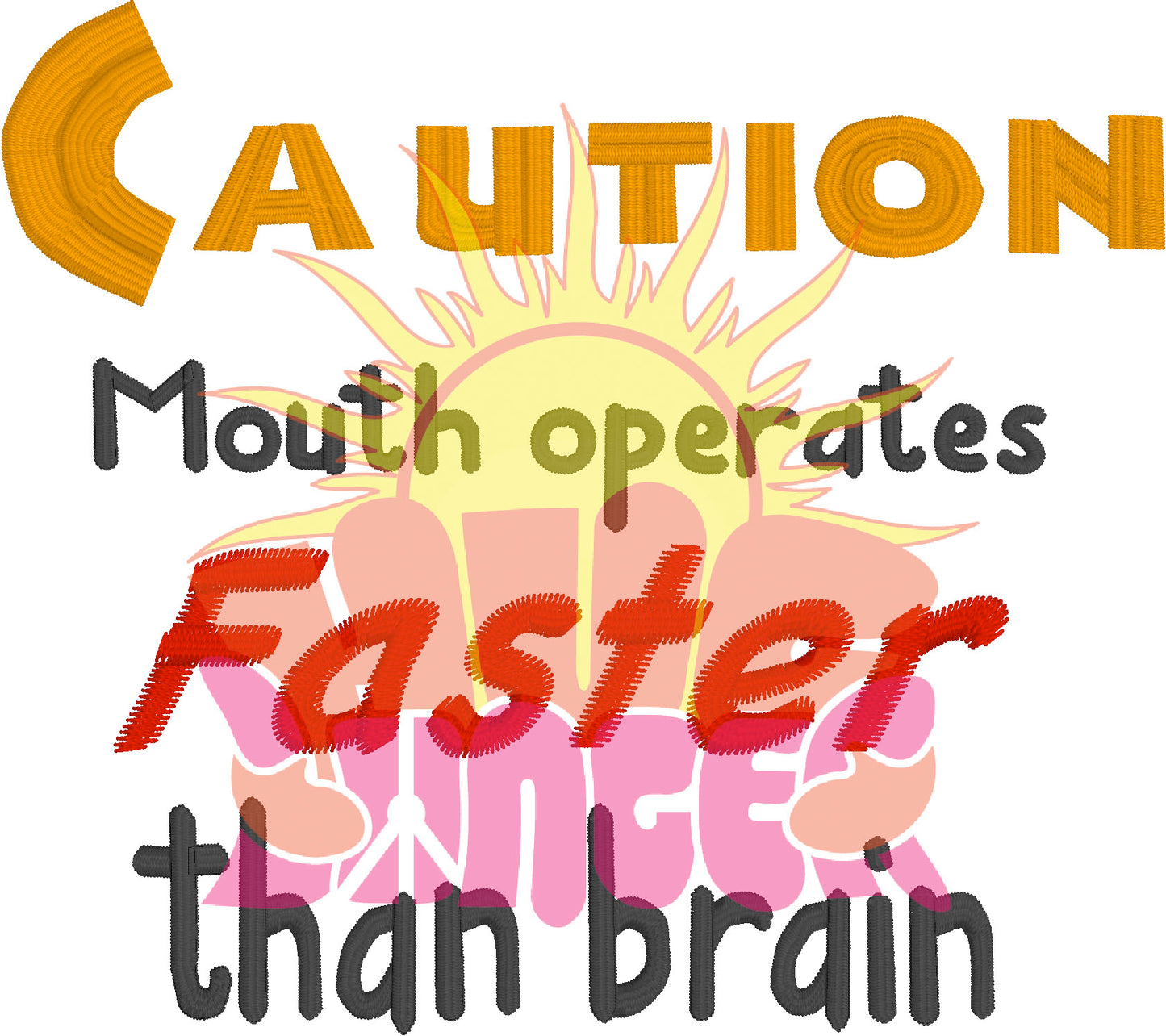 HL Caution Mouth HL5699