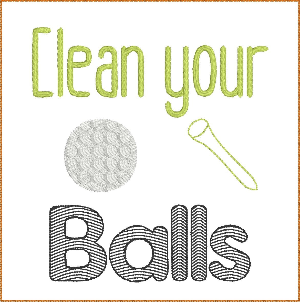 Clean Balls TP HL2406 embroidery files
