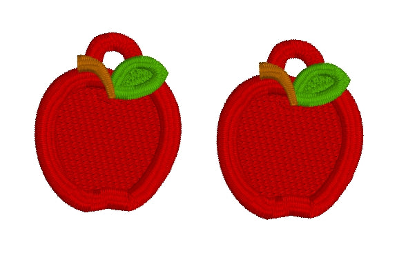 DBB Apple FSL Earrings - In the Hoop Freestanding Lace Earrings