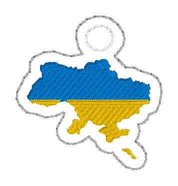 DBB Tiny Ukraine Eyelet Tag Design