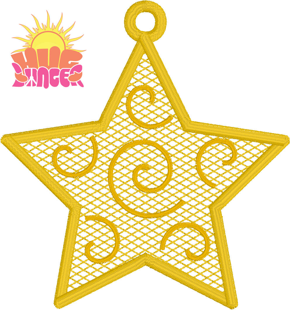 HL FSL Star Ornament HL5744 embroidery file