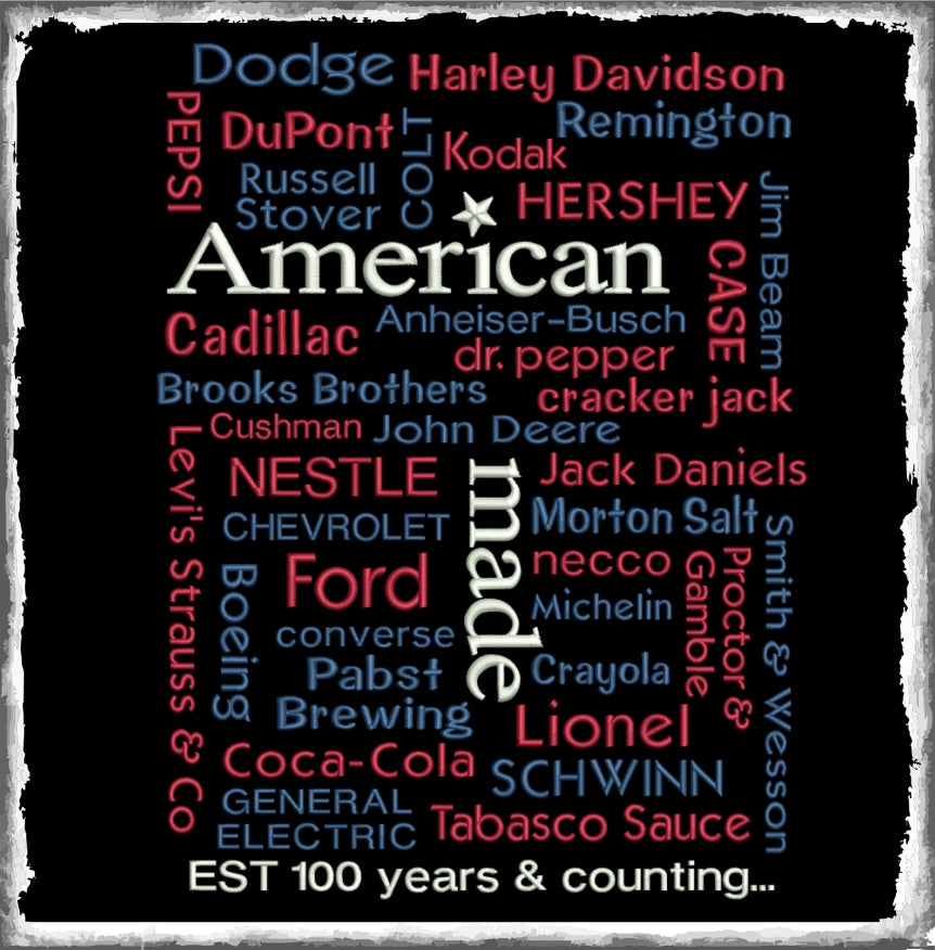 TD - American Made Word Art
