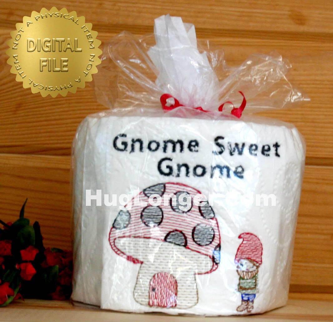 HL Gnome Sweet Gnome TP HL2475 embroidery file