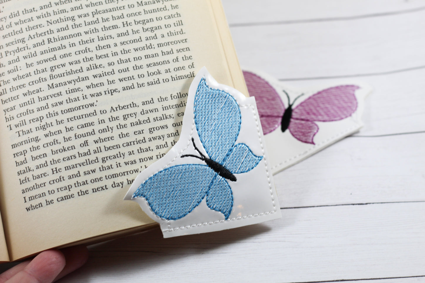 DBB Butterfly Corner Bookmark Design