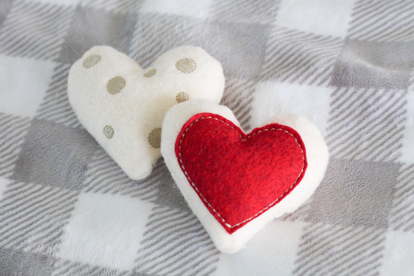 DBB Heart Stuffies for Wreaths or Banners - Three Designs