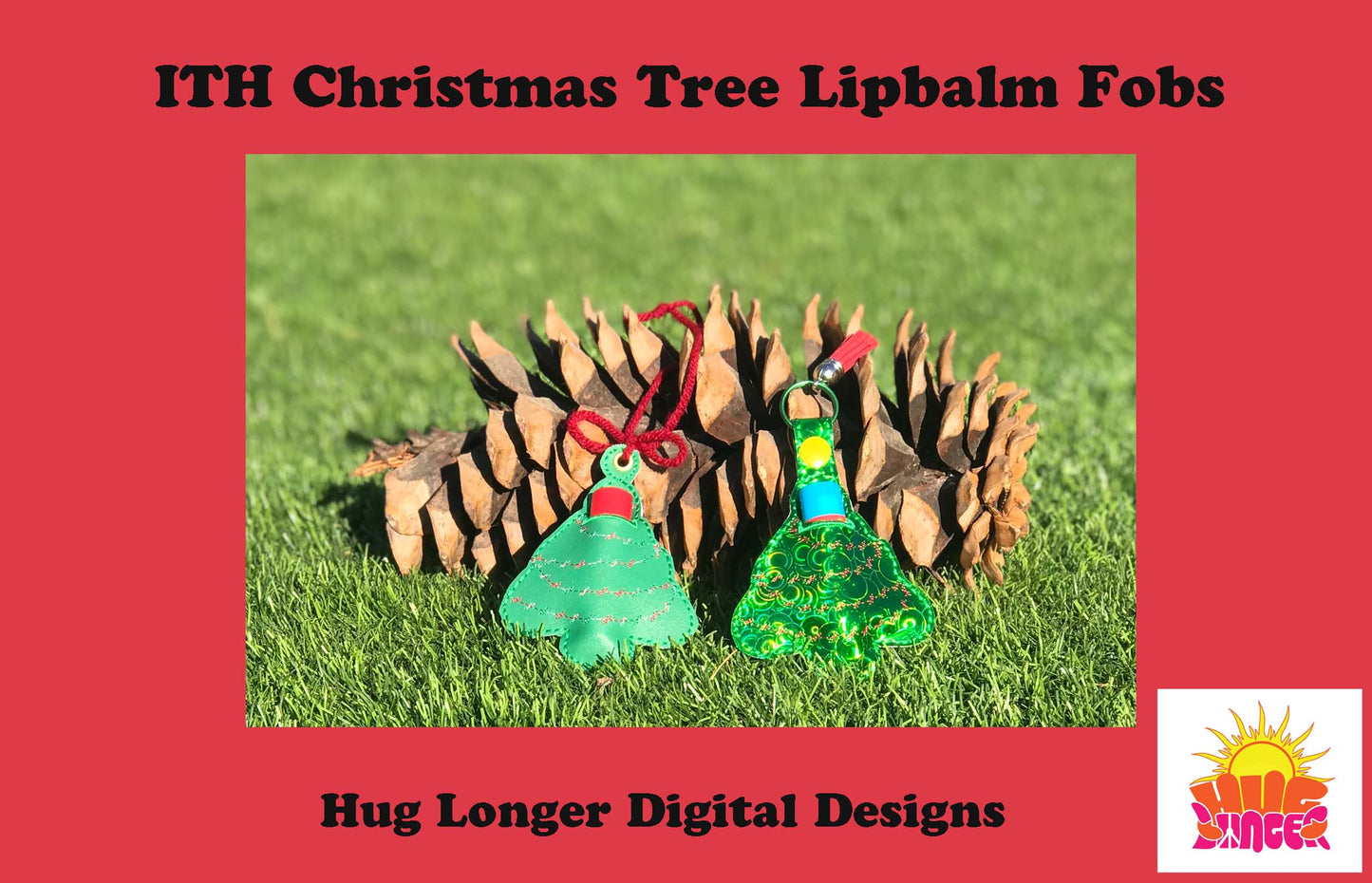 HL ITH Christmas Tree Lip Balm Fobs HL5727 embroidery file