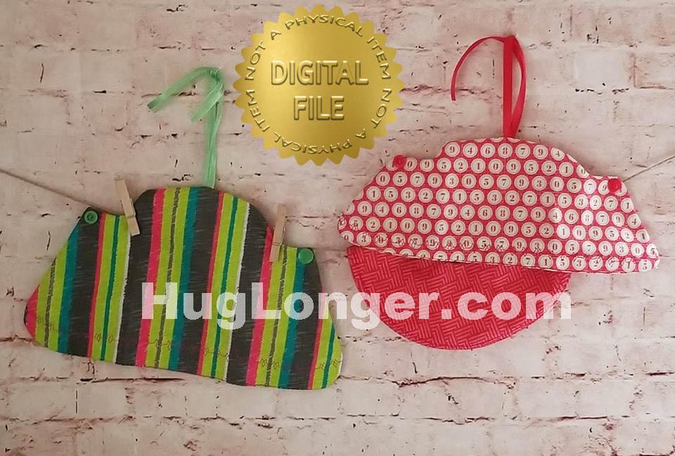 ITH Reversible Wardrobe 14 inch Doll HL2509 embroidery file