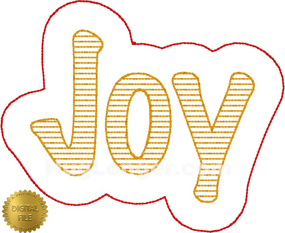 ITH Peace, Love and Joy Ornaments HL2439 embroidery files