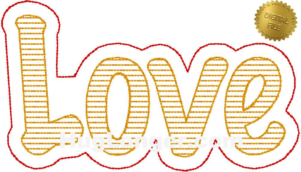 ITH Peace, Love and Joy Ornaments HL2439 embroidery files