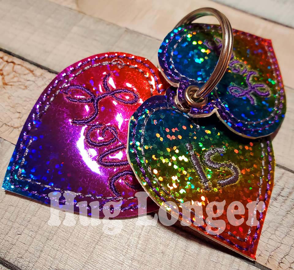 ITH Love is Love Fob HL2109 embroidery file