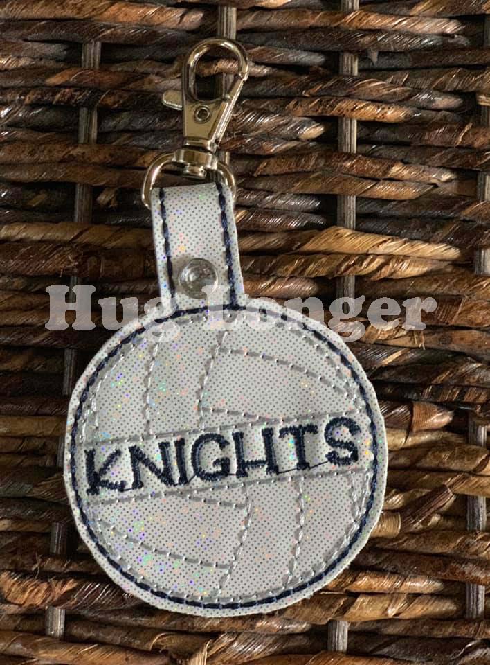ITH Volleyball Fob HL5593 embroidery file