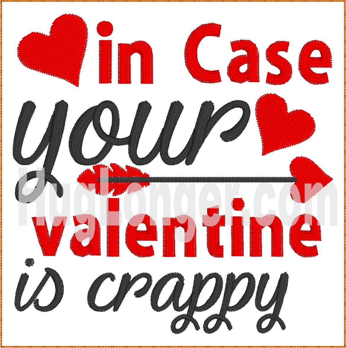 HL In Case Your Valentine TP HL2464 embroidery file