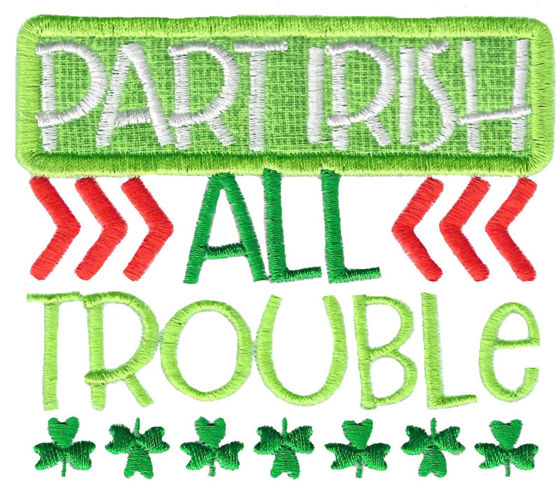 BCD Part Irish All Trouble Irish Saying