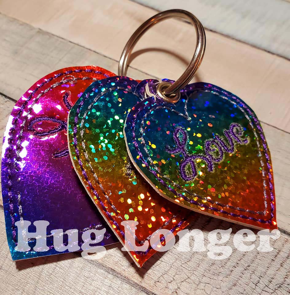 ITH Love is Love Fob HL2109 embroidery file