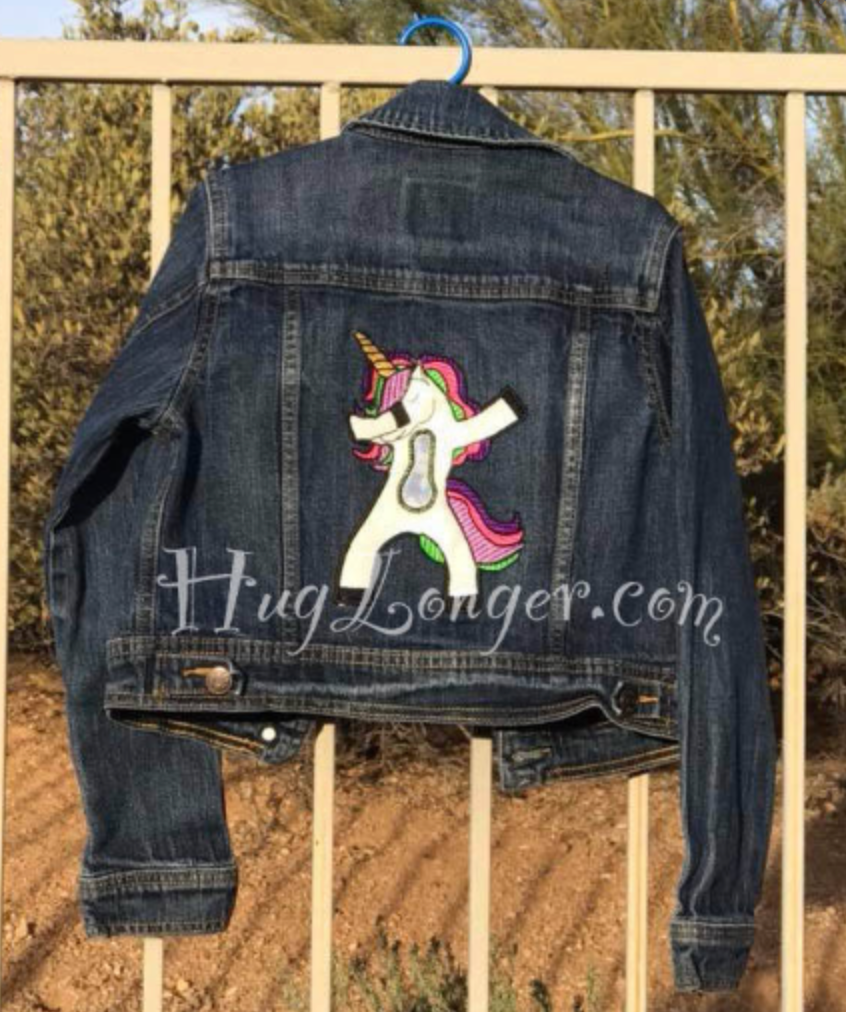 HL Applique Unicorn Dabbing HL2158 embroidery file