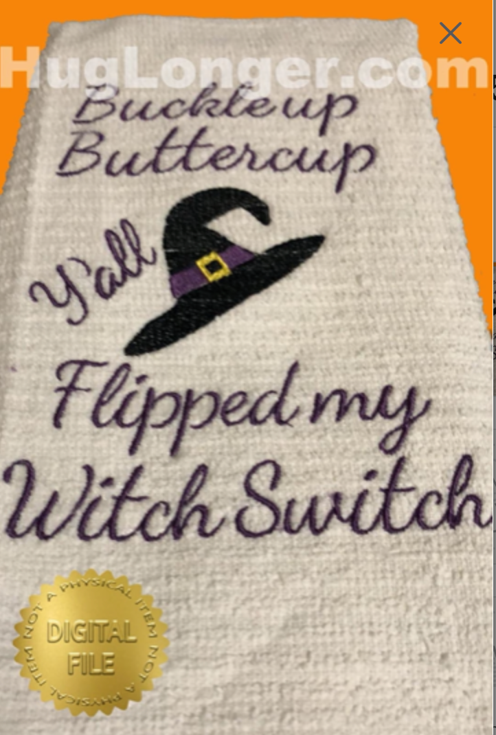 HL Buckle Up HL2383 embroidery file 5x7 and 8x10