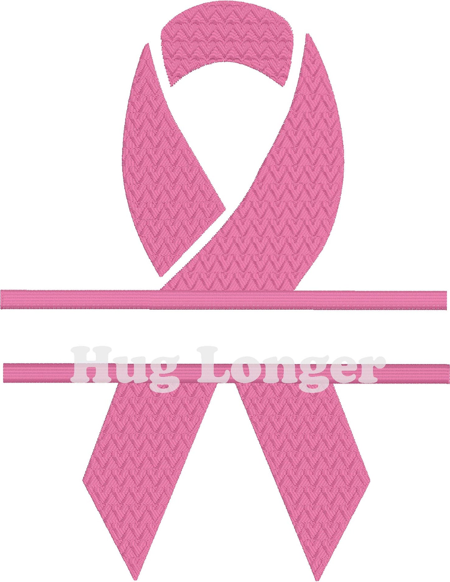 HL Split Awareness Ribbon HL5715 embroidery file