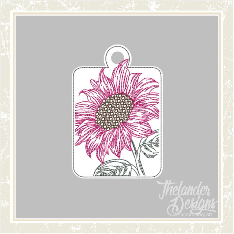 TD - Sunflower Hand Sanitizer Key Fob and 2 Pull tab Bundle