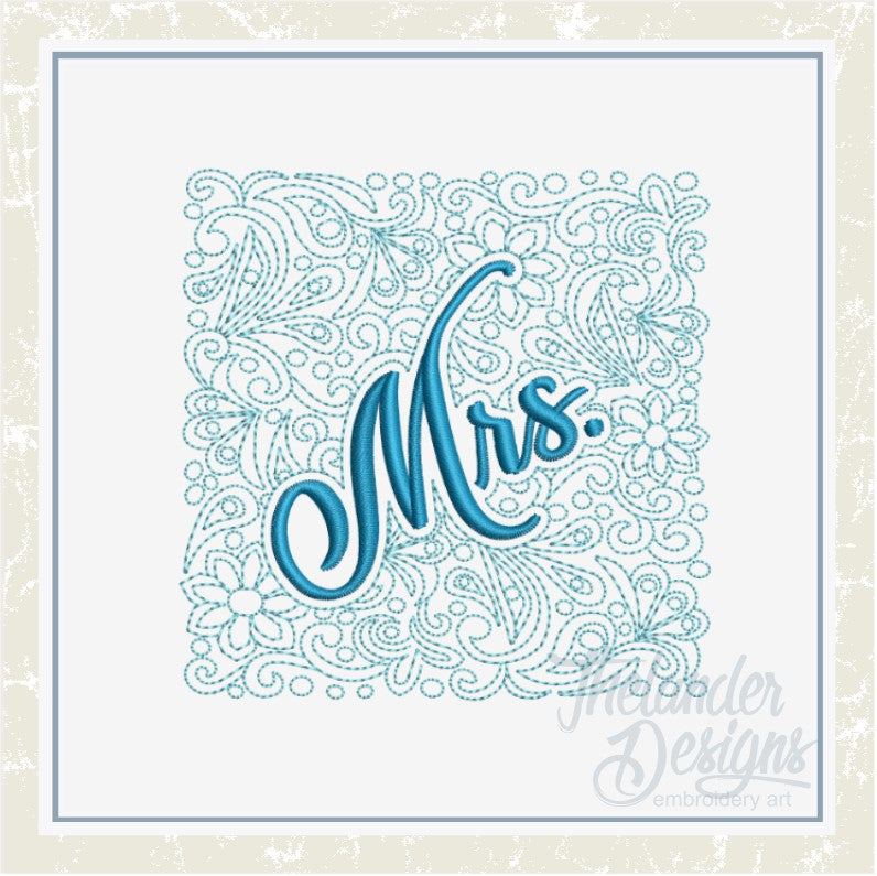 TD - Mr and Mrs Quilt Block