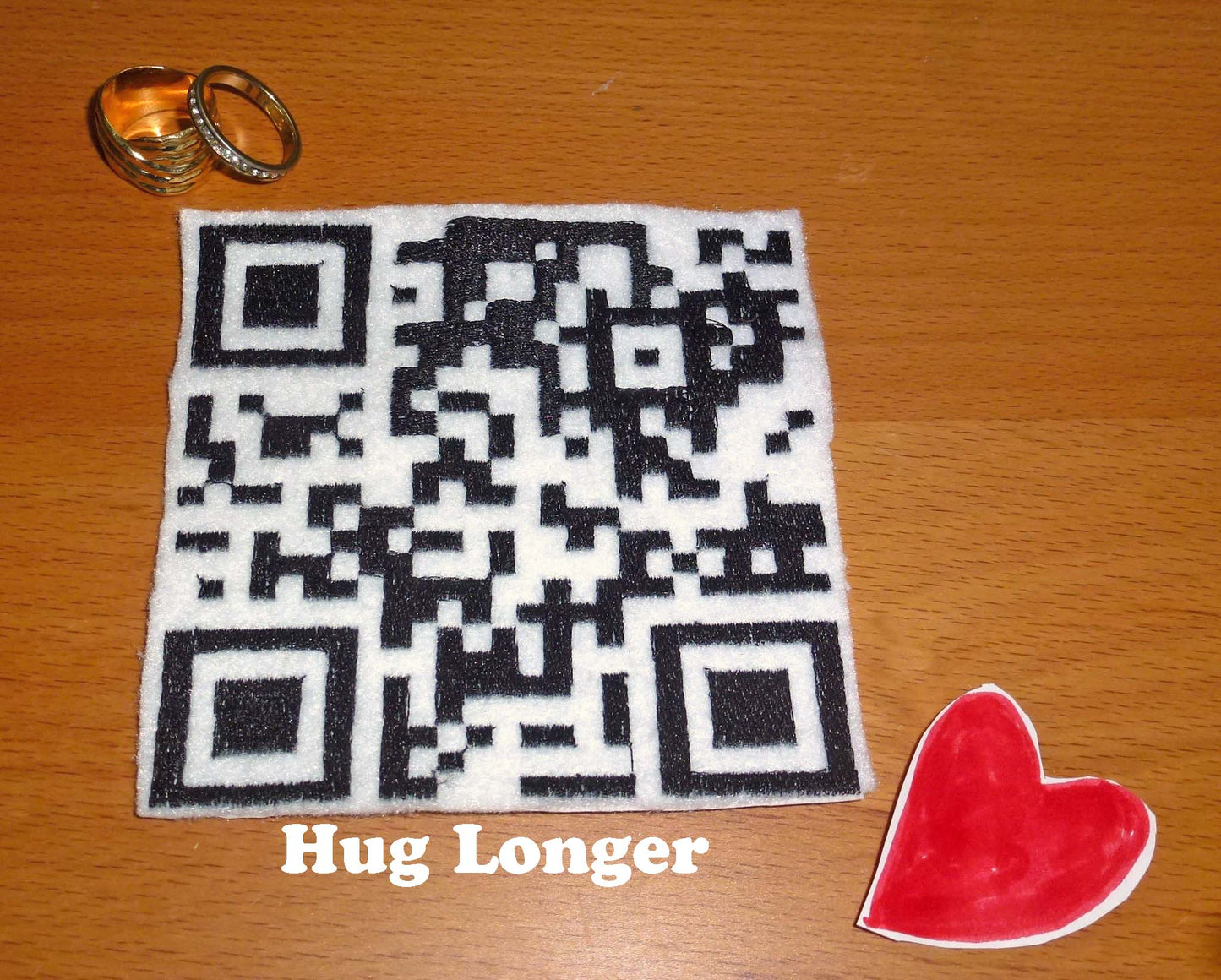HL QR Code-Will You Marry Me- HL5701 embroidery file