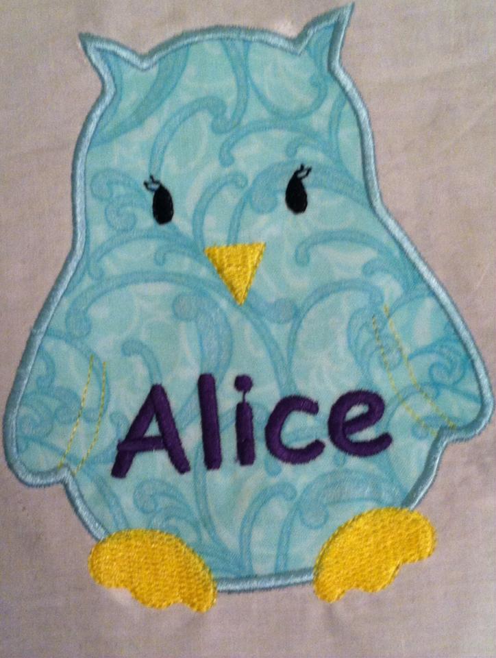 BBE - Applique Owl