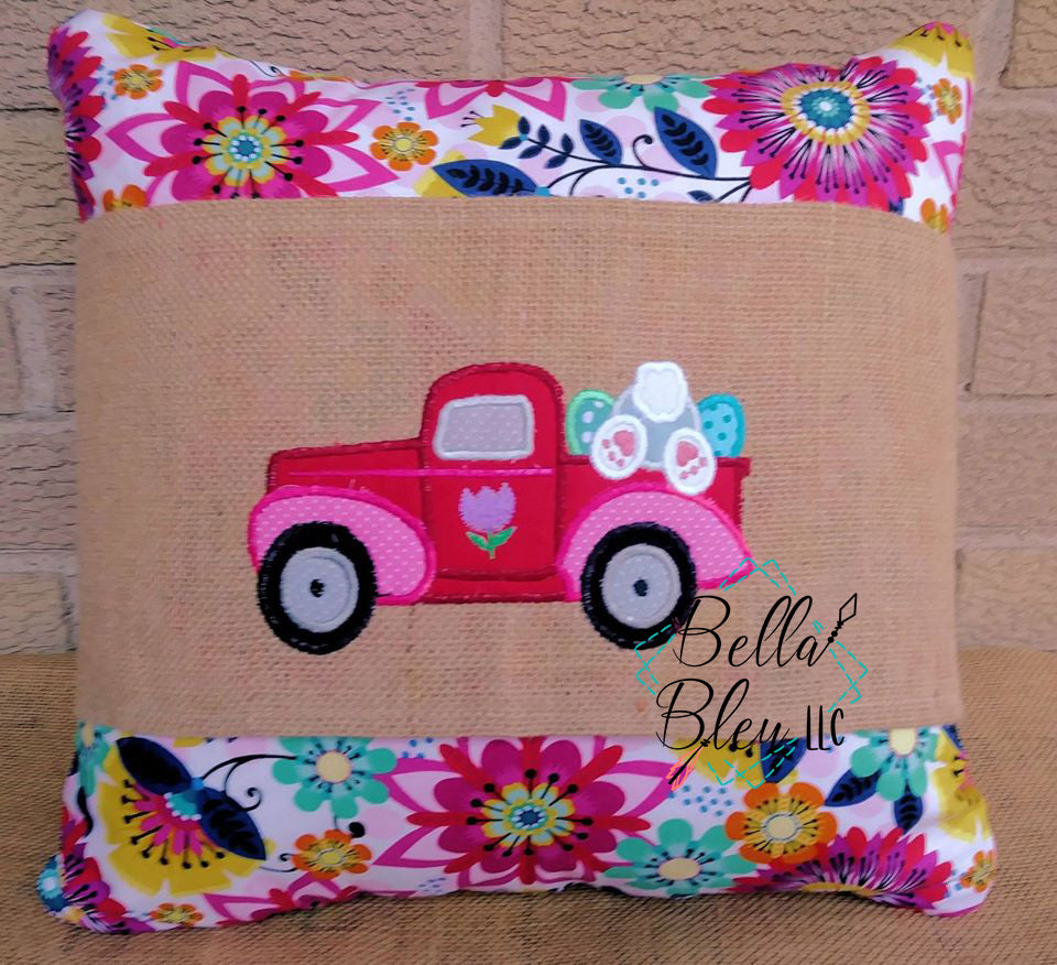 BBE Vintage Truck with Easter Bunny