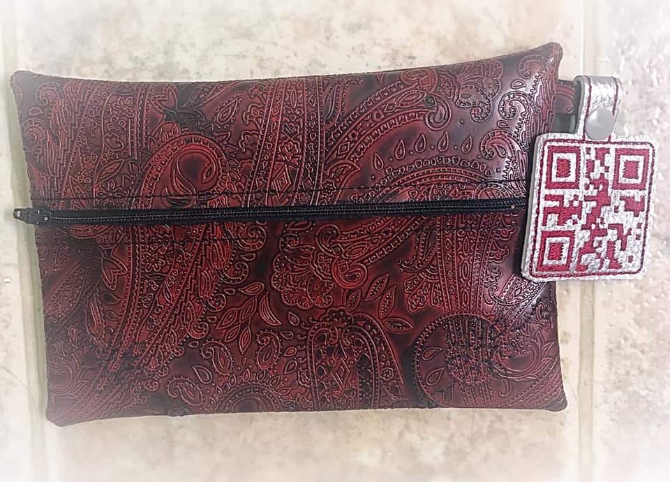 HL ITH QR Code Blessed Fob HL5717 embroidery files