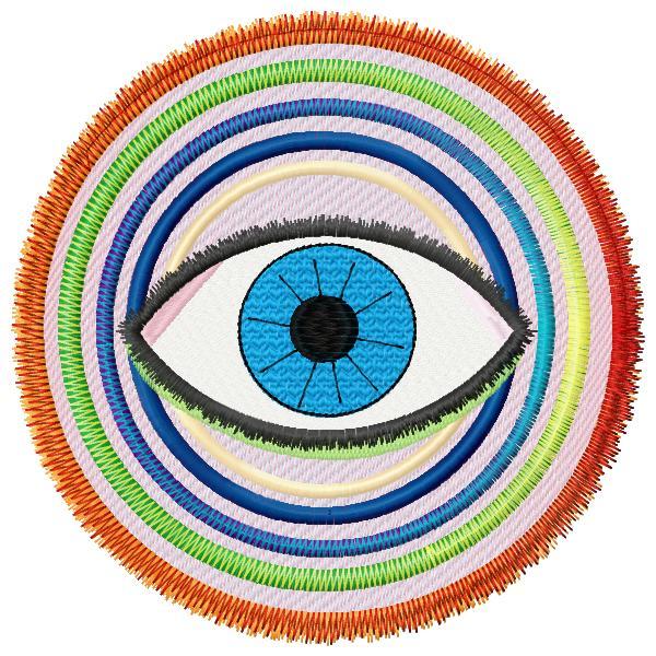 DED Indian eye in circles