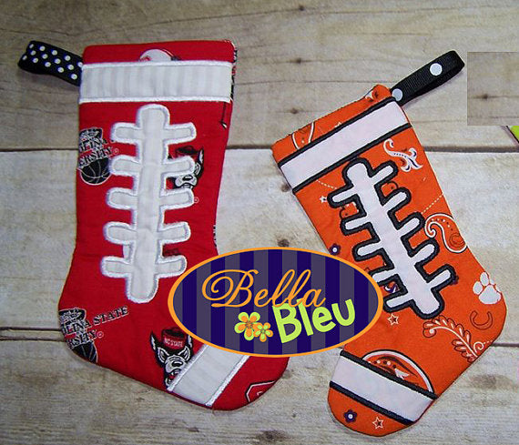 BBE - Christmas ITH Football Stocking