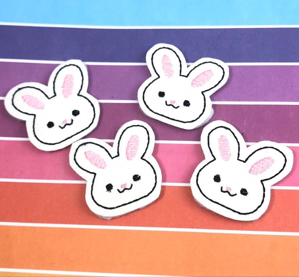 DBB Bunny Feltie In the Hoop Embroidery Design
