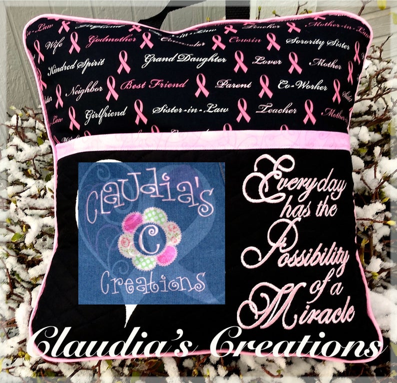Every day has the Possibility of a Miracle embroidery saying
