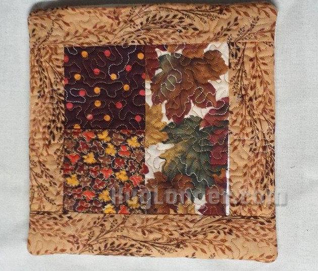 In The Hoop Quilted Pot Holder