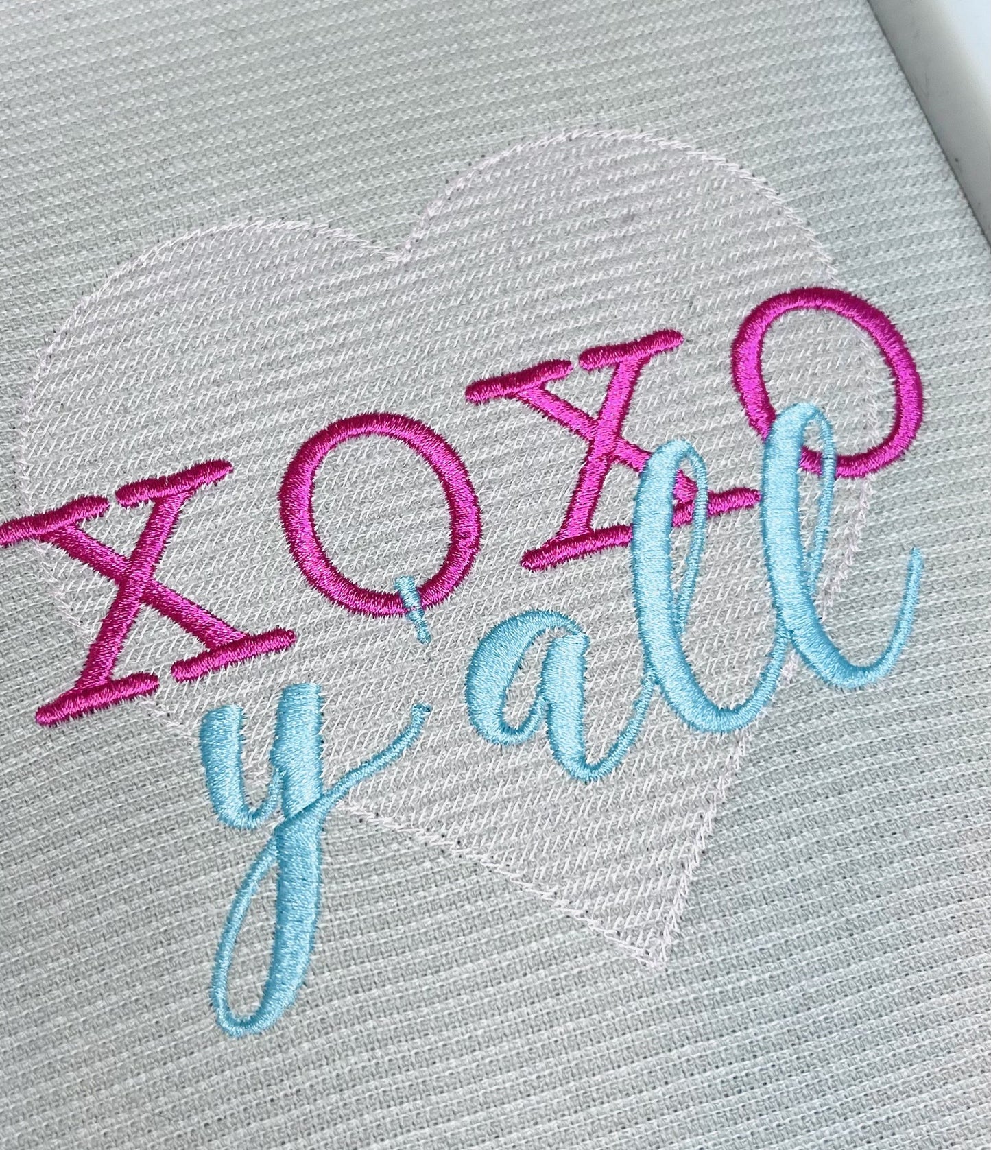DBB XOXO Yall Embroidery Design