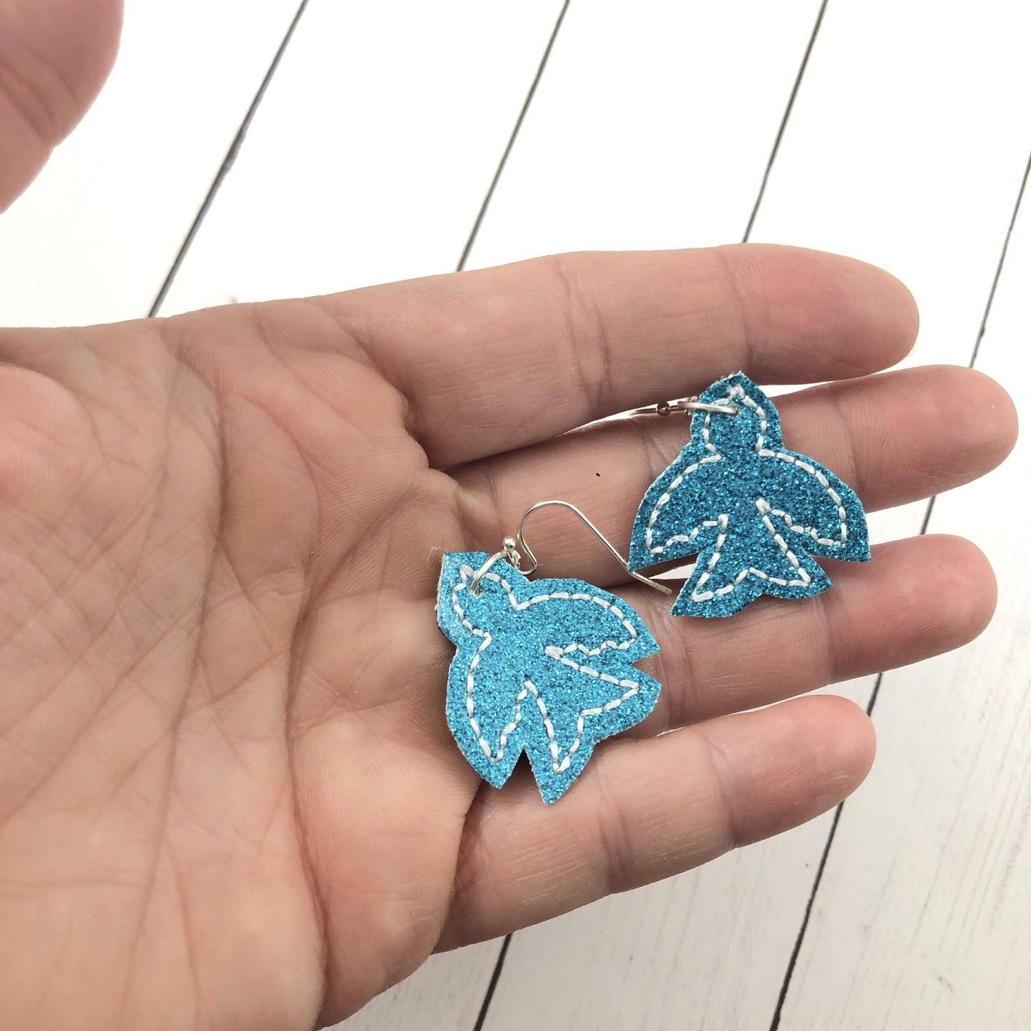 DBB Mini Bird Earrings embroidery design