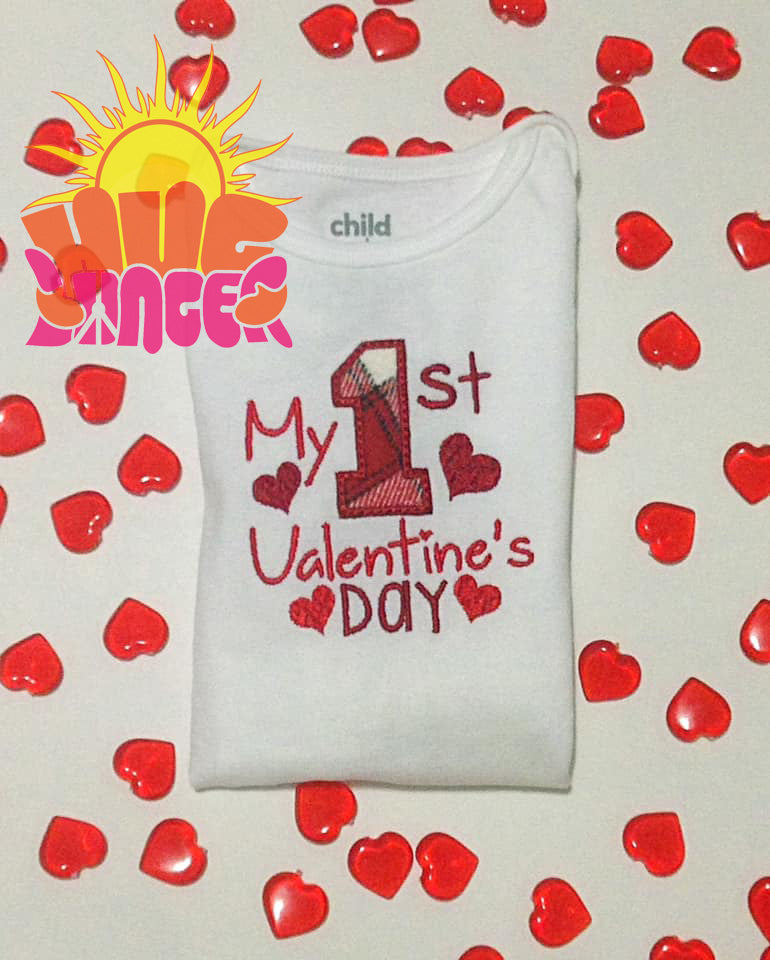 HL My 1st Valentine’s Day HL5764 embroidery file