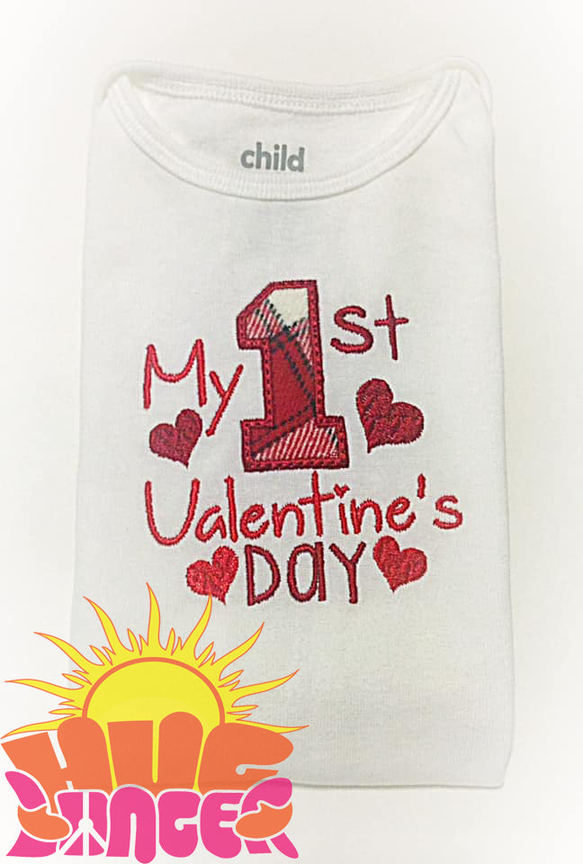 HL My 1st Valentine’s Day HL5764 embroidery file