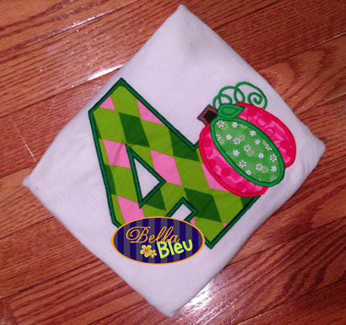BBE - Pumpkin 4 Applique - 3 Sizes!