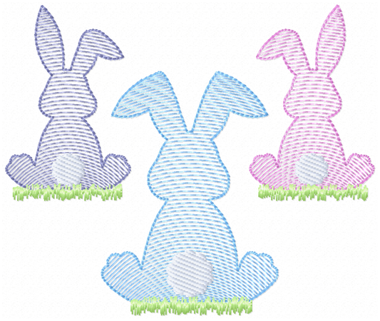 TIS Easter Bunny Trio 2 sizes